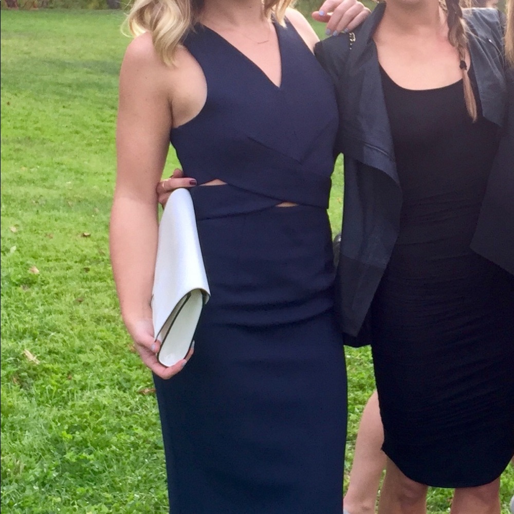 Nicholas blue cutout dress